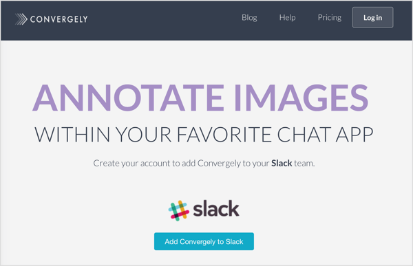 Добавьте конвергентно в Slack.