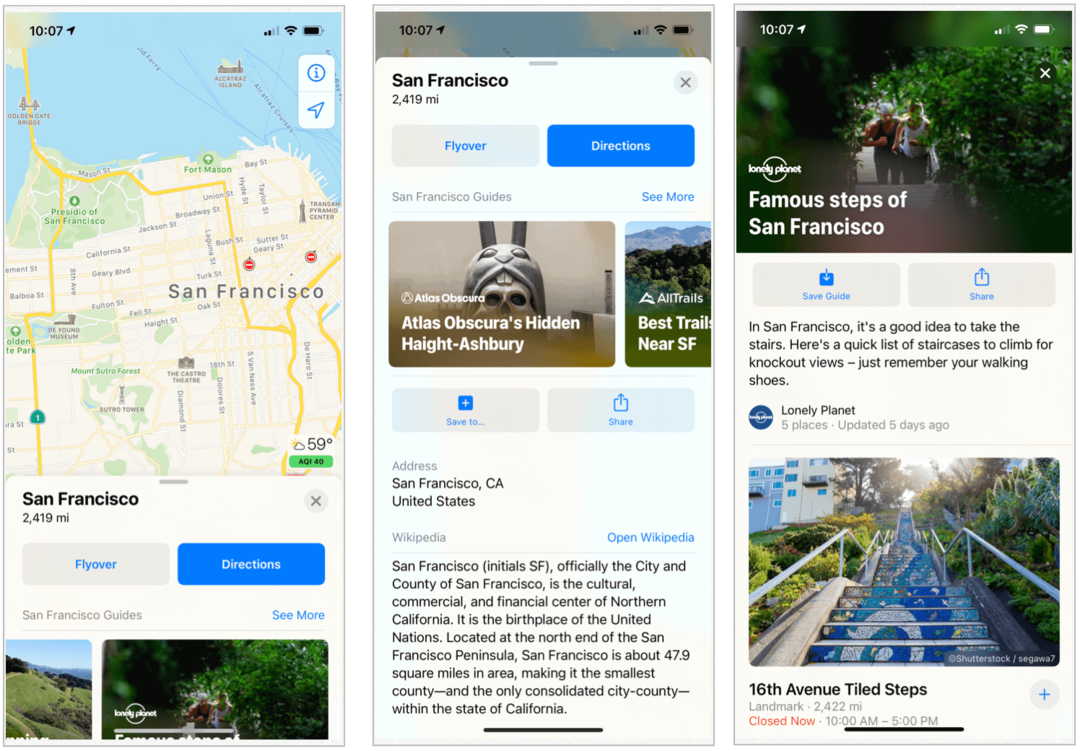 Как Apple изменила Карты в iOS 14 и macOS Big Sur