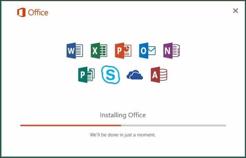 Установка Office 365