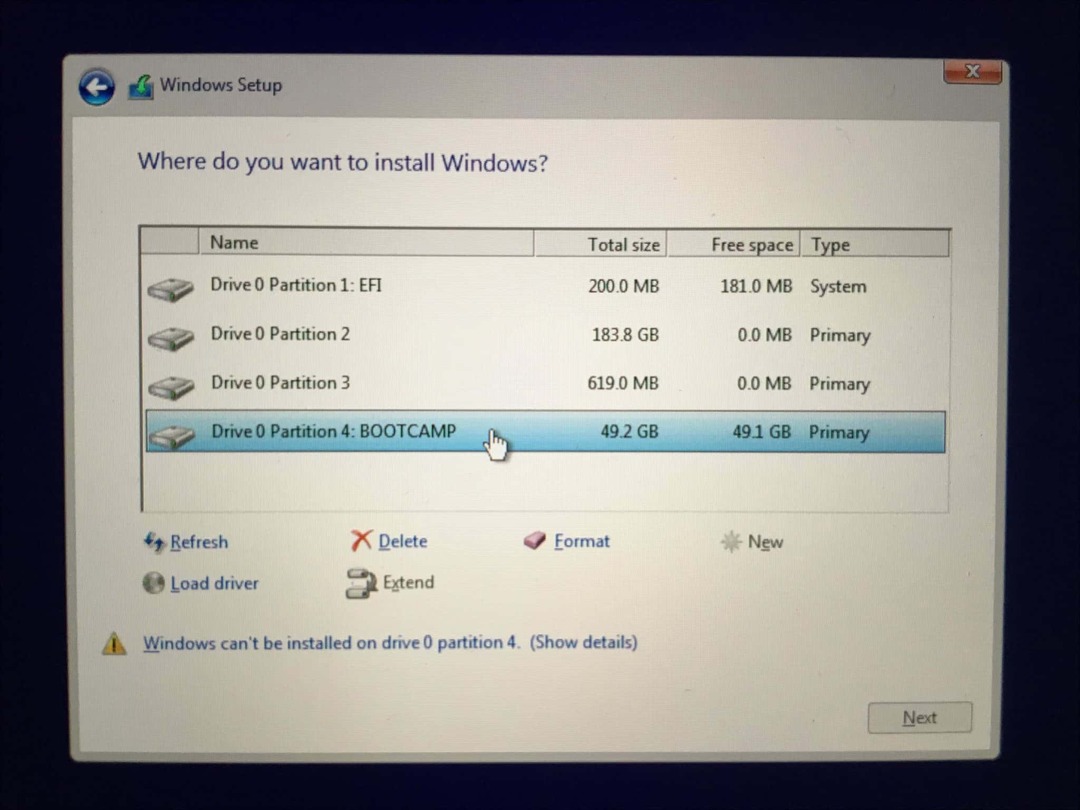 Установка Windows 6a