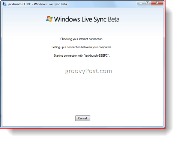 Бета-версия Windows Live Sync