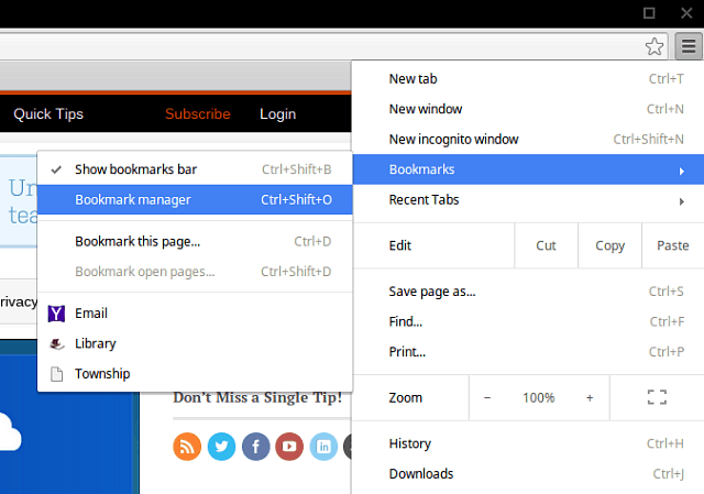 Как перенести закладки с XP на Chromebook