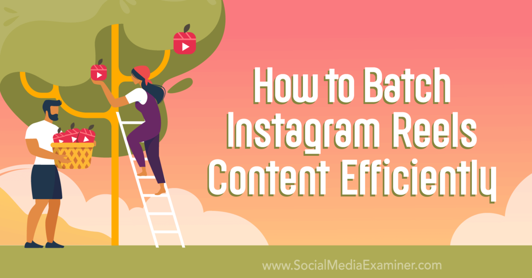 Как эффективно собирать контент в Instagram Reels от Social Media Examiner