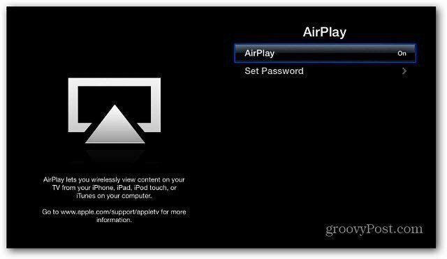 AirPlay с поддержкой Apple TV