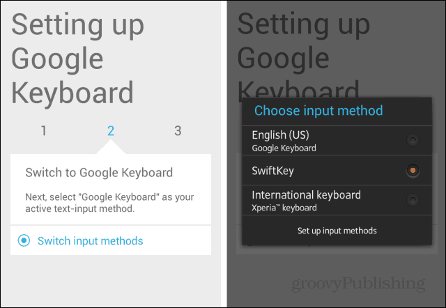 Android KitKat клавиатурный переключатель ввода