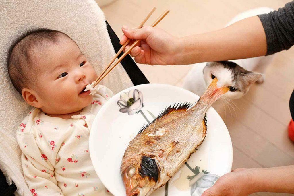 кормление рыбой ребенка