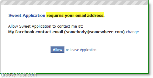 Скриншот спама в электронной почте Facebook - требуется ваш адрес электронной почты