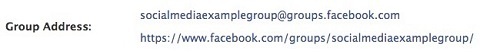 всплывающее окно настраиваемого URL-адреса группы facebook