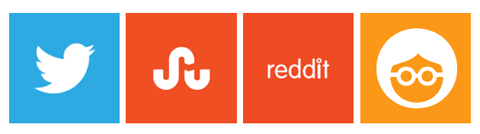 логотипы для твиттера спотыкаюсь на Reddit Outbrain