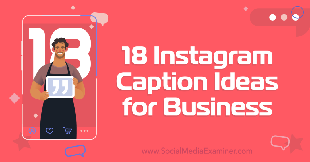 18 идей для подписи в Instagram для бизнеса — Social Media Examiner