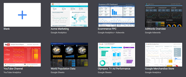 Google Data Studio позволяет создавать визуальные информационные панели.