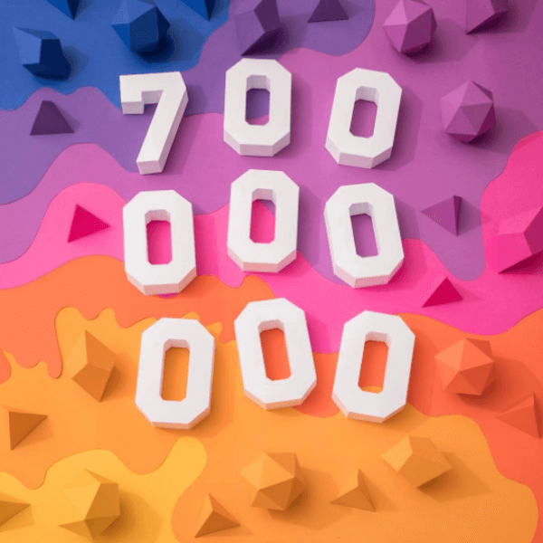 Instagram насчитывает 700 миллионов пользователей по всему миру.
