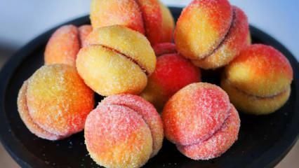 Как сделать персиковое печенье Рецепт ароматного персикового печенья с начинкой