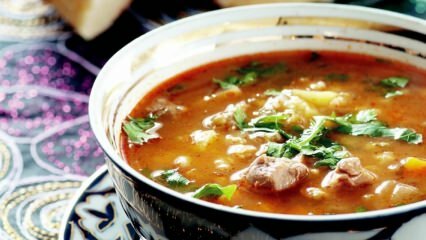 Как готовится узбекский суп?