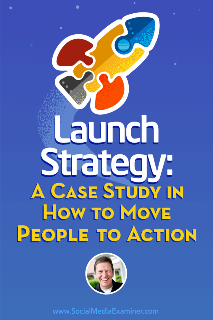 Стратегия запуска: пример из книги «Как побуждать людей к действию»: специалист по социальным медиа