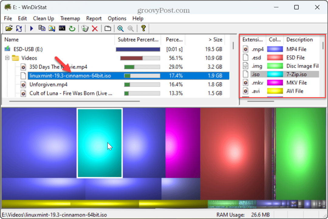 Большие файлы в Windows 11