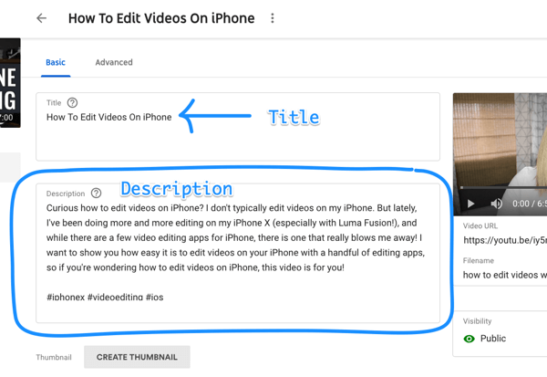 Как использовать серию видео для развития вашего канала YouTube, например, описание и заголовок видео YouTube с использованием ключевых слов
