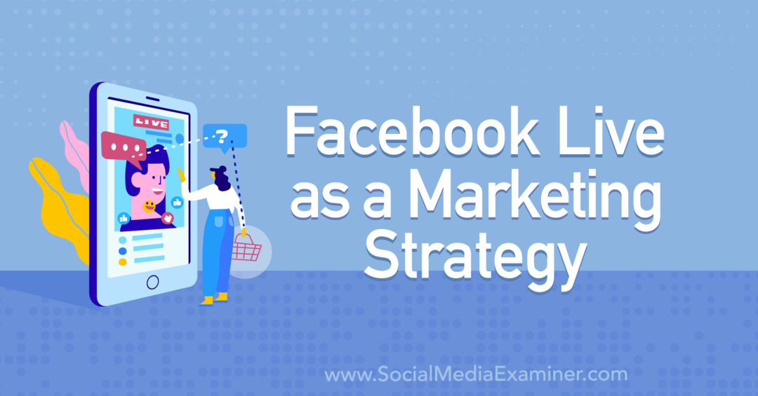Facebook Live как маркетинговая стратегия с участием Тиффани Ли Баймастер в подкасте по маркетингу в социальных сетях.