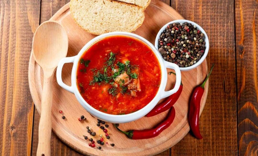 Как приготовить перечный суп? Как приготовить Суп из красного перца? Рецепт супа из зеленого перца