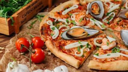 Как приготовить пиццу с морепродуктами? Рецепт средиземноморской пиццы с морепродуктами в домашних условиях! Пицца Ди Маре