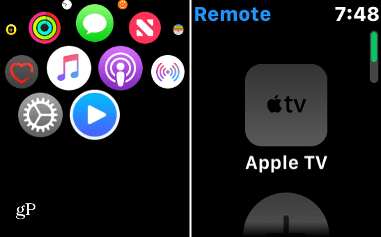 Подключите Apple Watch к Apple TV