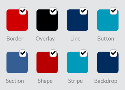 Выберите цвета макета для своего проекта RelayThat.