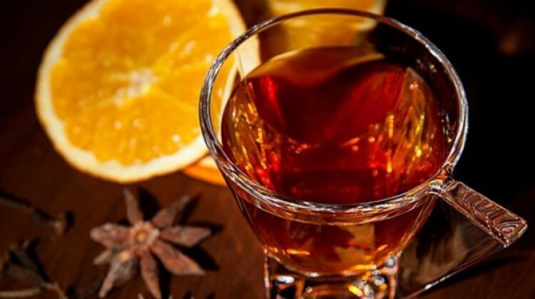 Вкусный апельсиновый зимний рецепт чая