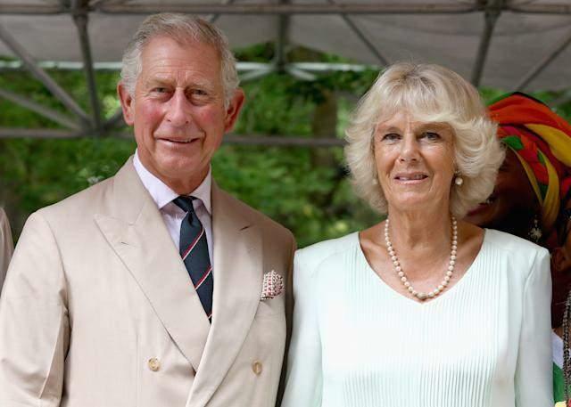 Король Чарльз и его жена Камилла