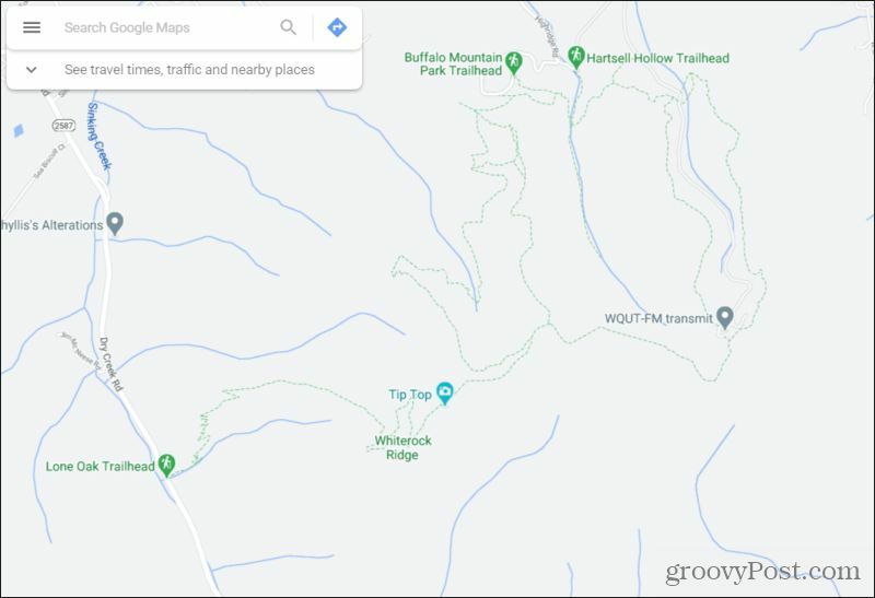 тропы на картах google