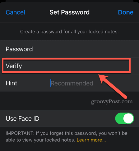 айфон проверить пароль