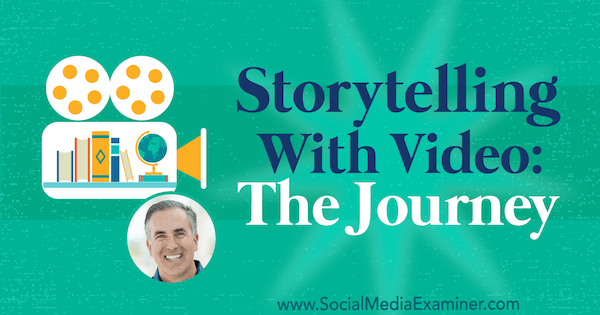 Storytelling With Video: The Journey с идеями Майкла Стельцнера в подкасте по маркетингу в социальных сетях.