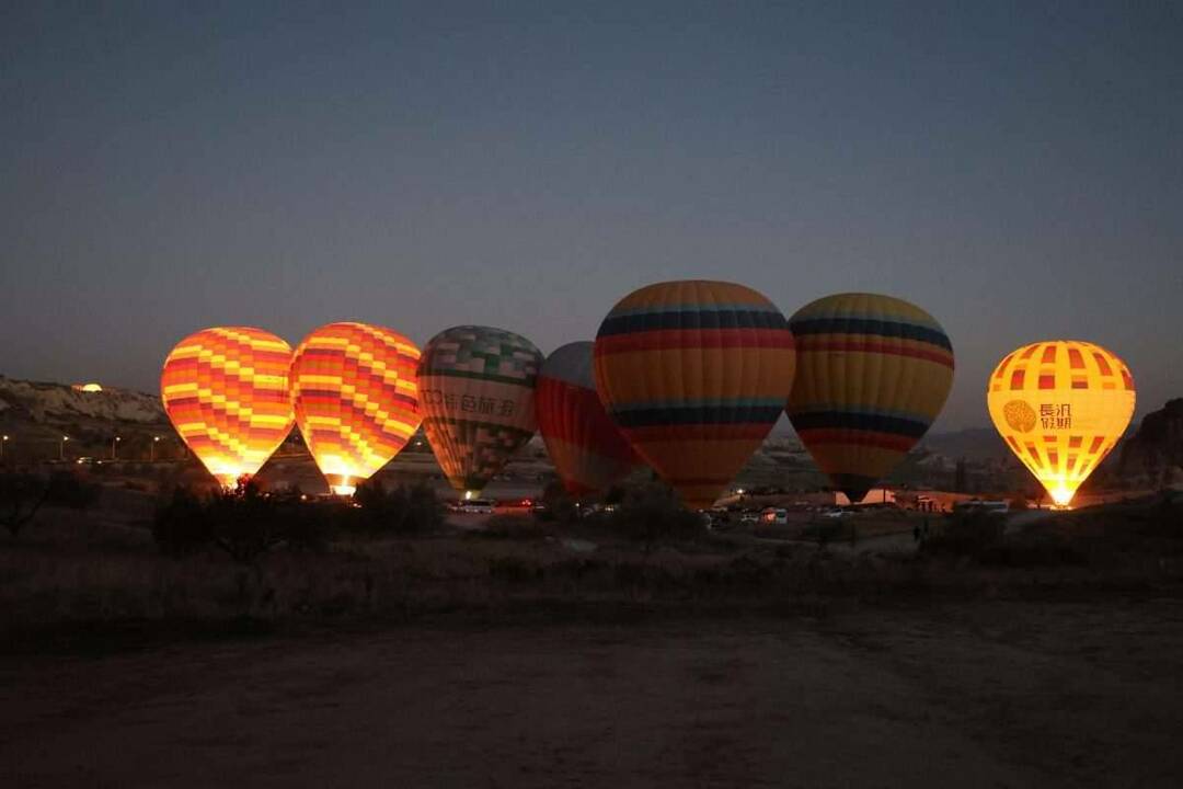 550 тысяч туристов наблюдали за Каппадокией с неба