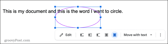 Google docs переместил фигуру