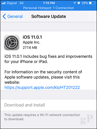 Apple iOS 11.0.1 выпущена, и вы должны обновить сейчас