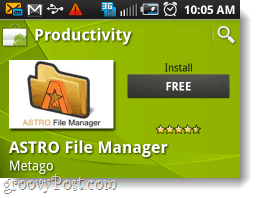 Astro файловый менеджер бесплатной установки