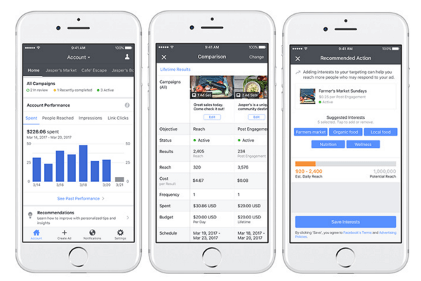 Facebook запустил новые инструменты, оптимизацию и ресурсы для Ads Manager на мобильных устройствах.