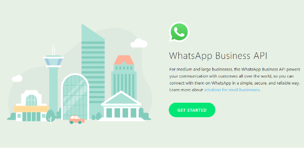 WhatsApp расширил свои бизнес-инструменты, запустив WhatsApp Business API, который позволяет среднему и крупному бизнесу управлять и отправлять клиентам не рекламные сообщения, такие как напоминания о встречах, информацию о доставке, билеты на мероприятия и т. д., за фиксированный ставка.
