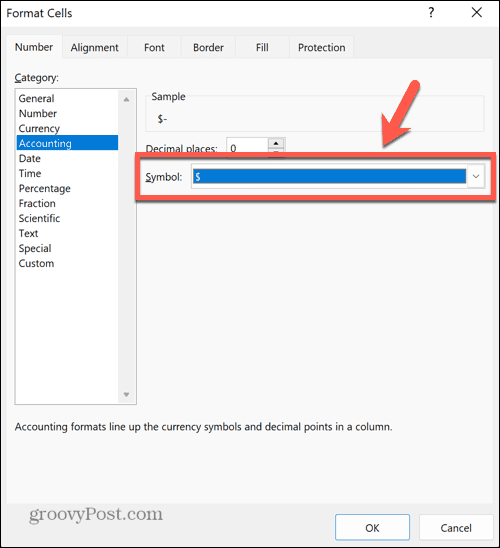 раскрывающийся список символов excel