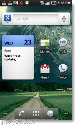 Epic 4G Samsung Galaxy Froyo Home Screen Udpate