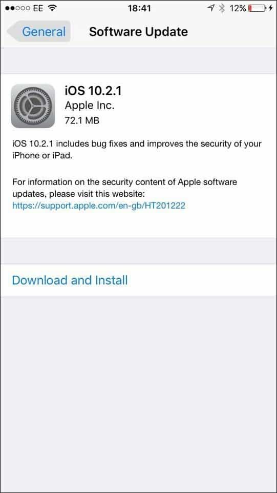 Apple iOS 10.2.1 - стоит ли обновляться и что включено?