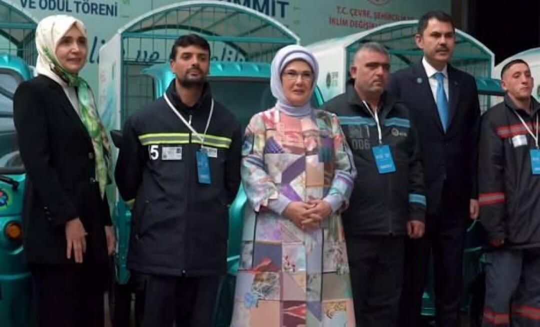 Эмине Эрдоган выступила перед детьми и молодежью в рамках проекта «Ноль отходов»!