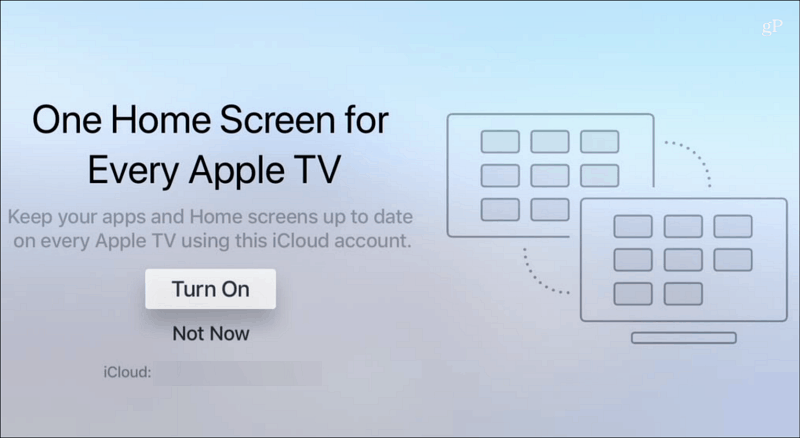 Один домашний экран Каждый Apple TV