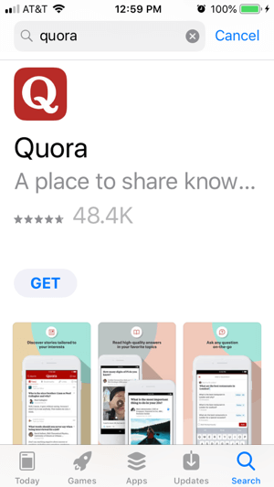 Доступ к Quora на компьютере или мобильном устройстве.