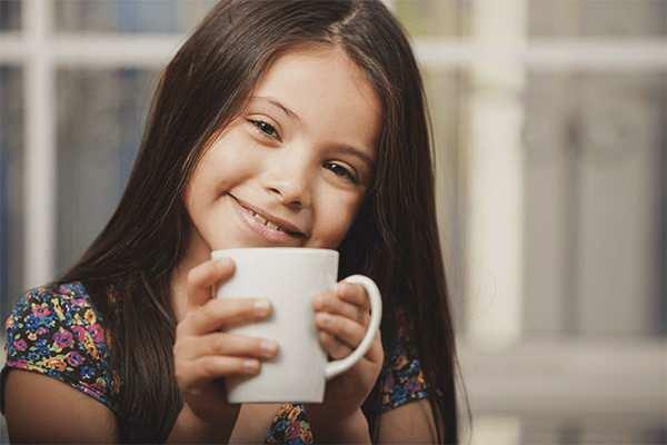 Потребление кофе детьми по возрасту