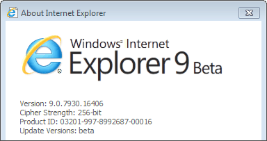 Internet Explorer 9 Загрузка и функции