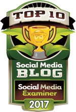 значок эксперта по социальным сетям, топ-10 блога в социальных сетях за 2017 год