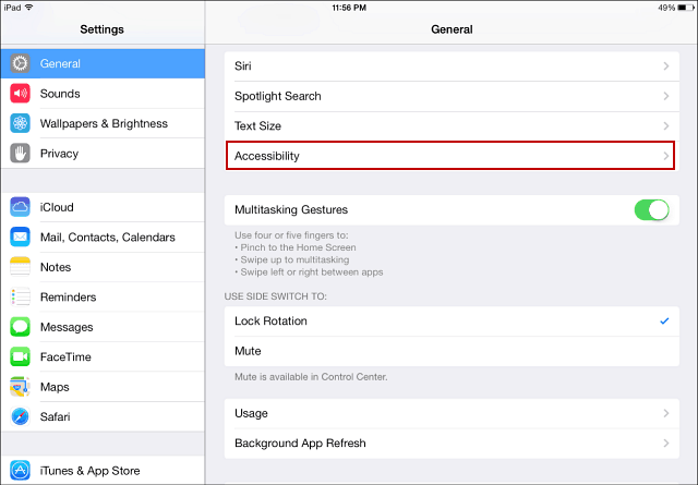 Доступность iOS 7