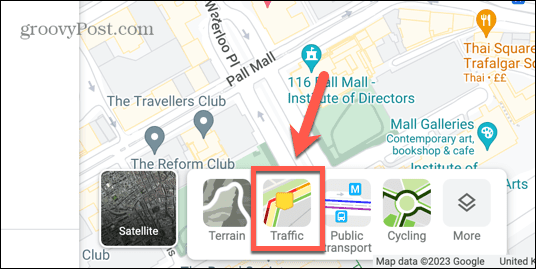 гугл карты трафик