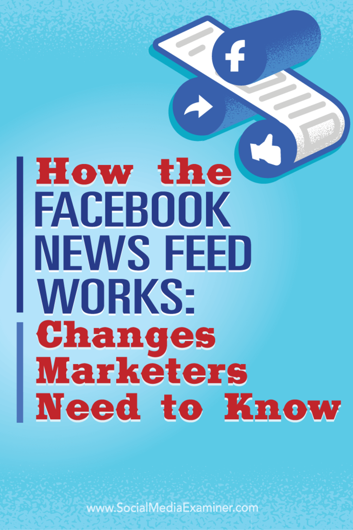 Как работает новостная лента Facebook: изменения, о которых нужно знать маркетологам: специалист по социальным медиа