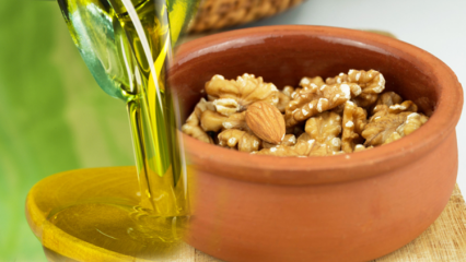 Преимущества смеси оливкового масла, грецкого ореха и миндаля